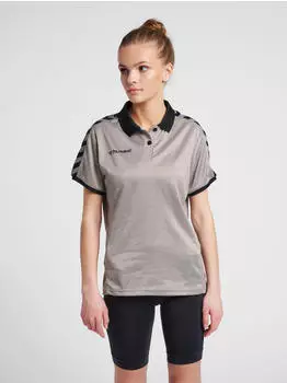 Hummel Authentic Functional Poloshirt Damen (997315) grau