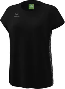 Erima Team Essential T-Shirt Damen (119298) grau/schwarz