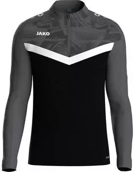 JAKO Iconic HalfZip Sweatshirt Kids (116528) schwarz