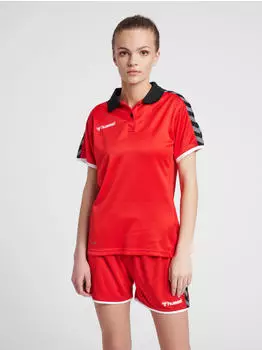 Hummel Authentic Functional Poloshirt Damen (332467) rot