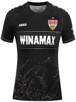 Jako ST4224I-800, JAKO VfB Stuttgart Ausweichtrikot 2024/25 Herren 800 - schwarz XXL