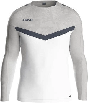 JAKO Kinder Sweat Iconic wei&szlig; soft grey anthra light