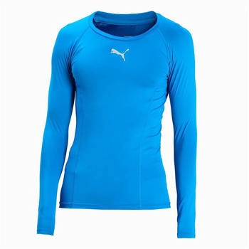 Puma Liga Baselayer Tee LS electric blue lemonade