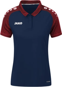 JAKO Performance Poloshirt Damen Blau Rot