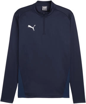 Puma teamGOAL Training 1/4 Zip Sweatshirt Blau