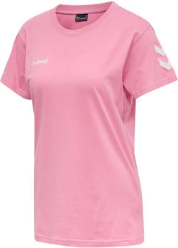 Hummel Cotton T-Shirt Damen Rosa