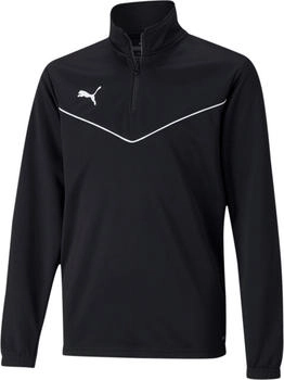 Puma teamRISE HalfZip Sweatshirt Kids Schwarz