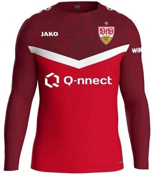 JAKO Fußballtrikot VfB Ziptop Iconic rot weinrot