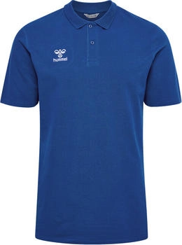 Hummel Go Polo blau schwarz F7045