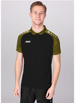 JAKO Sport-Polo Performance schwarz gelb
