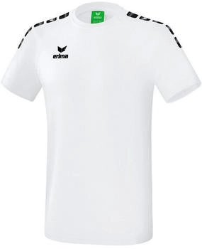 Erima Essential 5-C T-Shirt wei&szlig; schwarz