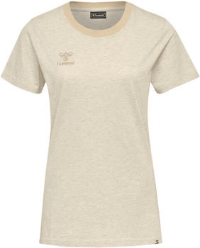 Hummel Move T-Shirt Damen (158401) beige/wei&szlig;