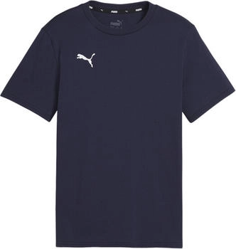 Puma teamGOAL Casual T-Shirt Kids Blau