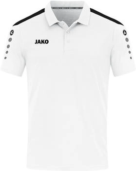 JAKO Power Poloshirt Weiss Schwarz
