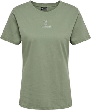 Hummel hmlACTIVE Chevrons T-Shirt Damen Gr&uuml;n