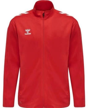 Hummel hmlCORE XK POLY ZIP SWEAT true red