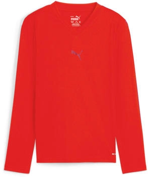 Puma Teamgoal Baselayer Trikot Langarm Kinder rot