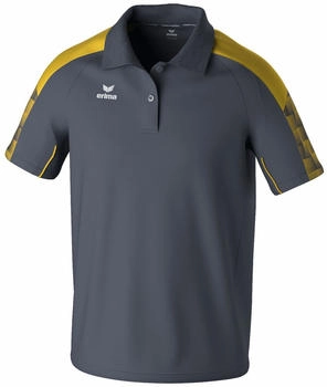 Erima EVO STAR Poloshirt 1112405 slate grau gelb