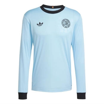 Adidas DFB 125 Jahre Jubiläumstrikot langarm hellblau 2025