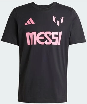 Adidas Messi Name and Number Graphic T-Shirt Black (JM3551)