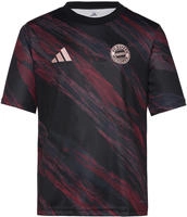 adidas FC Bayern M&uuml;nchen Pre-Match T-Shirt 25/26 Kinder - schwarz