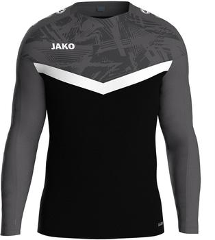 JAKO Herren Sweat Iconic (8824) schwarz/anthrazit