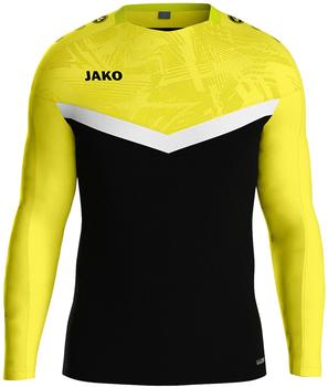 JAKO Herren Sweat Iconic (8824) black/yellow