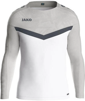 JAKO Herren Sweat Iconic (8824) wei&szlig;/soft grey/anthra light