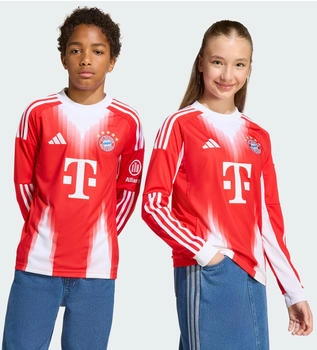 Adidas FC Bayern München Heimtrikot langarm Kinder 2025/2026