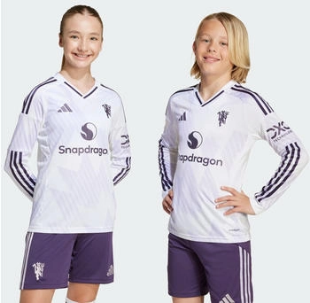 Adidas Manchester United Auswärtstrikot Kinder langarm 2025/2026