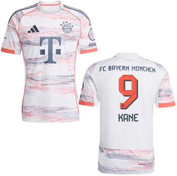Adidas FC Bayern M&uuml;nchen Ausw&auml;rtstrikot 2025/2026 + Kane 9