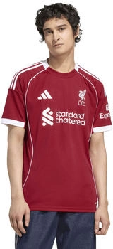 Adidas FC Liverpool Heimtrikot 2025/2026 – Funktionsmaterial hält beim Anfeuern trocken