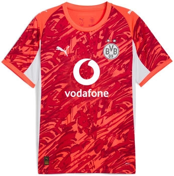 Puma Borussia Dortmund Torwarttrikot kurzarm rot Kinder 2025/2026