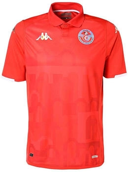 Kappa Heimtrikot Kind Tunesien 2024 rot weiß