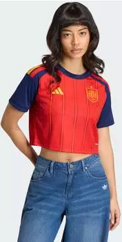 Adidas Spain 26 Women Home Cropped Jersey
