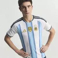 adidas Argentina 26 Home Authentic Jersey white-icey blue-light blue (001A) S