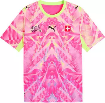 Puma Schweiz Torwarttrikot rosa 2026