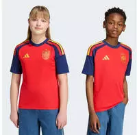 adidas Spanien Home Fan-Trikot Kinder WM2026 - rot/navy/gelb - 17