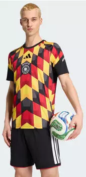 Adidas Deutschland Pre-Match Black/Yellow Trikot 2026