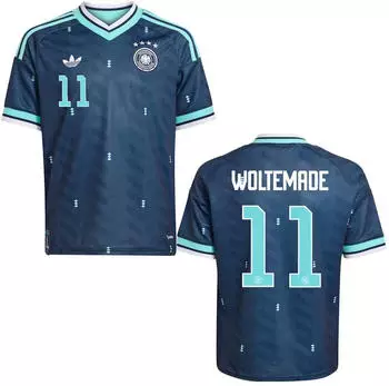 Adidas Deutschland Ausw&auml;rtstrikot Woltemade Nr. 11 Kinder 2026