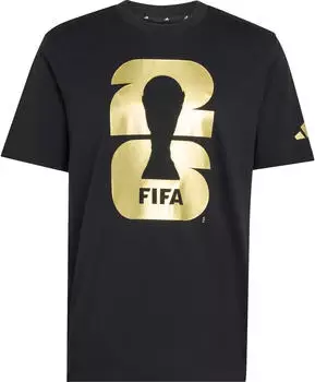 Adidas FIFA World Cup 2026 Official Emblem T-Shirt (KB3704) schwarz
