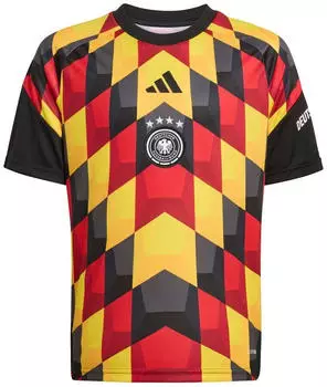Adidas Deutschland Pre-Match Black/Yellow Trikot Kinder 2026