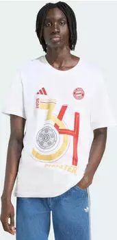 Adidas FCB Championship Winner T-Shirt weiß