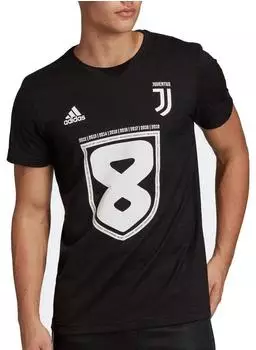 Adidas Juventus T-Shirt Celebrate 8 Scudetto 2018/19 (FT5891) schwarz