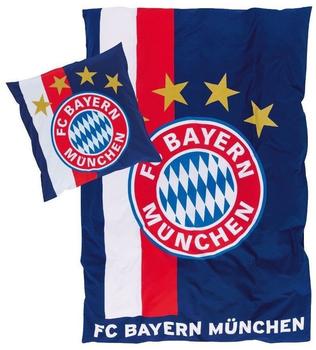 FC Bayern FC Bayern München Bettwäsche navy