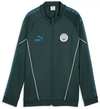 Puma Manchester City Pre-Match King Anthem Jacke (782175) green terrain tropical blue