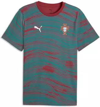 Puma FPF FtblCulture Tee AOP (784820) club red/green lagoon