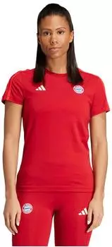 Adidas FC Bayern München 3-Stripes T-Shirt 2024/25 Women (IT4147) team power red 2/bordeaux