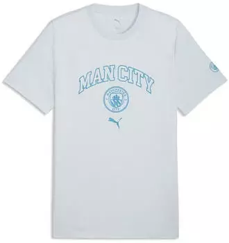 Puma Manchester City ftblCulture T-Shirt Regular Fit (785787) sea glass tropical blue