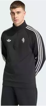 Adidas Juventus FC Originals Oberteil mit Rei&szlig;verschluss bis zur Brust Black (KB4453)